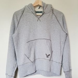American Eagle Outfitters Grey Cropped Sweatshirt